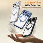 Custodia J TRIBE Golden Wing Series con supporto magnetico per iPhone 17 Pro Max