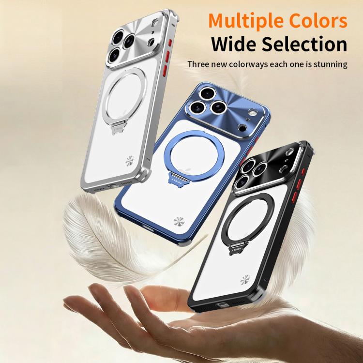 Custodia J TRIBE Golden Wing Series con supporto magnetico per iPhone 17 Pro Max