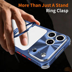 Custodia J TRIBE Golden Wing Series con supporto magnetico per iPhone 17 Pro Max