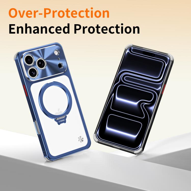 Custodia J TRIBE Golden Wing Series con supporto magnetico per iPhone 17 Pro Max