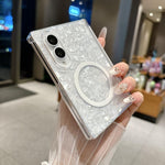 Custodia per telefono con anello magnetico e texture a guscio perlato Axis Magnetic, For Galaxy Z Fold8 5G
