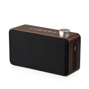 Subwoofer Bluetooth W5A in legno e tessuto