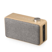 Subwoofer Bluetooth W5A in legno e tessuto