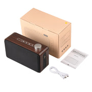 Subwoofer Bluetooth W5A in legno e tessuto