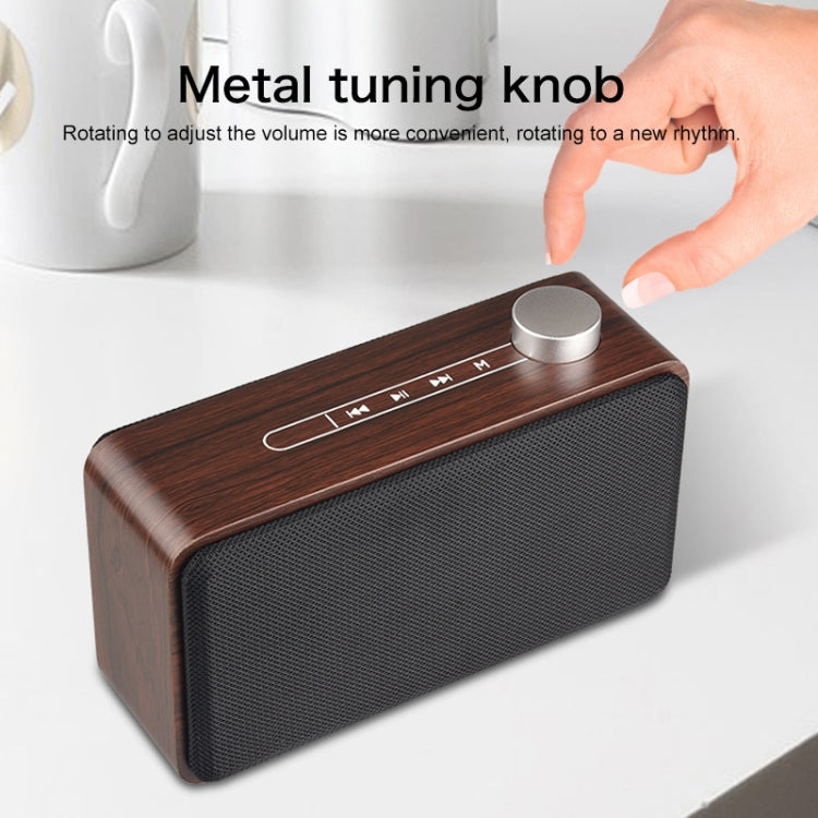 Subwoofer Bluetooth W5A in legno e tessuto