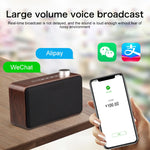 Subwoofer Bluetooth W5A in legno e tessuto