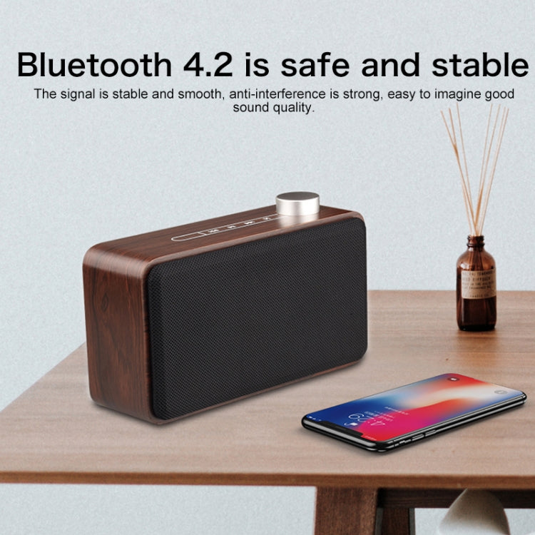 Subwoofer Bluetooth W5A in legno e tessuto