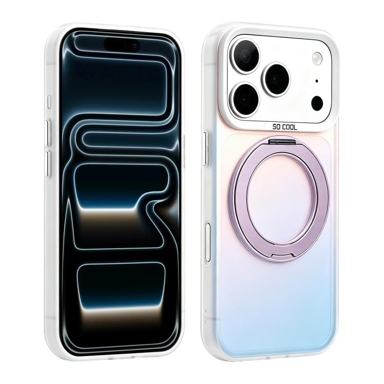 Custodia ibrida magnetica con supporto girevole per iPhone 17 Pro Max