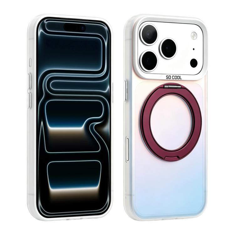 Custodia ibrida magnetica con supporto girevole per iPhone 17 Pro Max