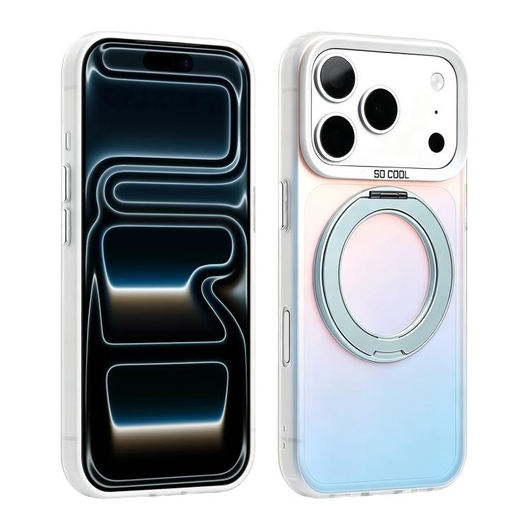 Custodia ibrida magnetica con supporto girevole per iPhone 17 Pro Max