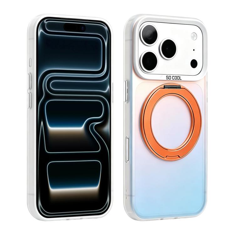 Custodia ibrida magnetica con supporto girevole per iPhone 17 Pro Max