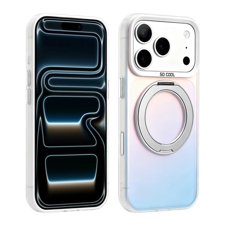 Custodia ibrida magnetica con supporto girevole per iPhone 17 Pro Max