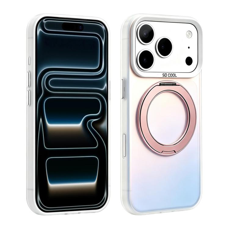 Custodia ibrida magnetica con supporto girevole per iPhone 17 Pro Max
