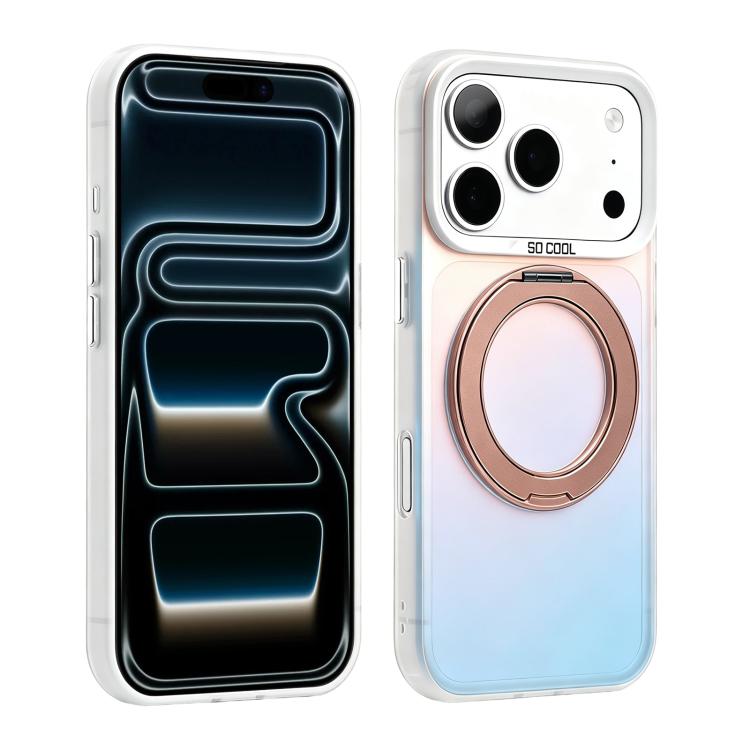 Custodia ibrida magnetica con supporto girevole per iPhone 17 Pro Max
