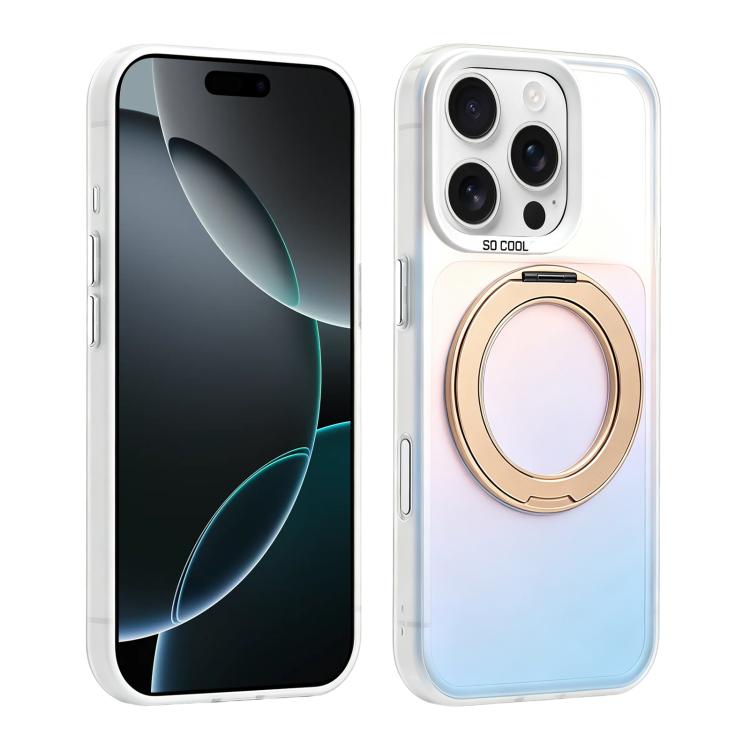Custodia ibrida magnetica con supporto girevole per iPhone 17