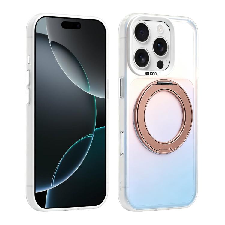 Custodia ibrida magnetica con supporto girevole per iPhone 17