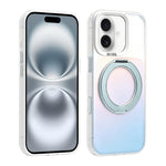 Custodia ibrida magnetica con supporto girevole per iPhone 16 Pro