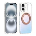 Custodia ibrida magnetica con supporto girevole per iPhone 16 Pro
