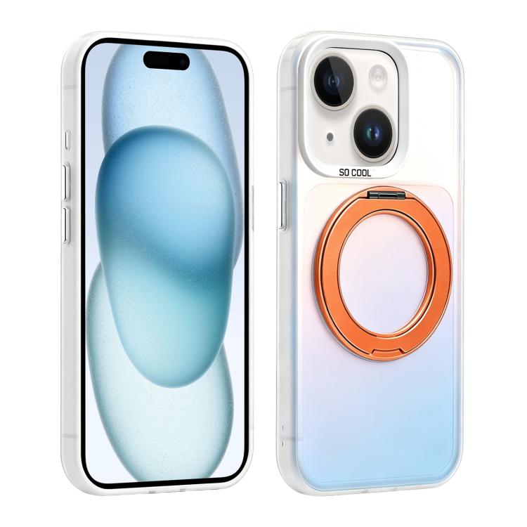 Custodia ibrida magnetica con supporto girevole per iPhone 15