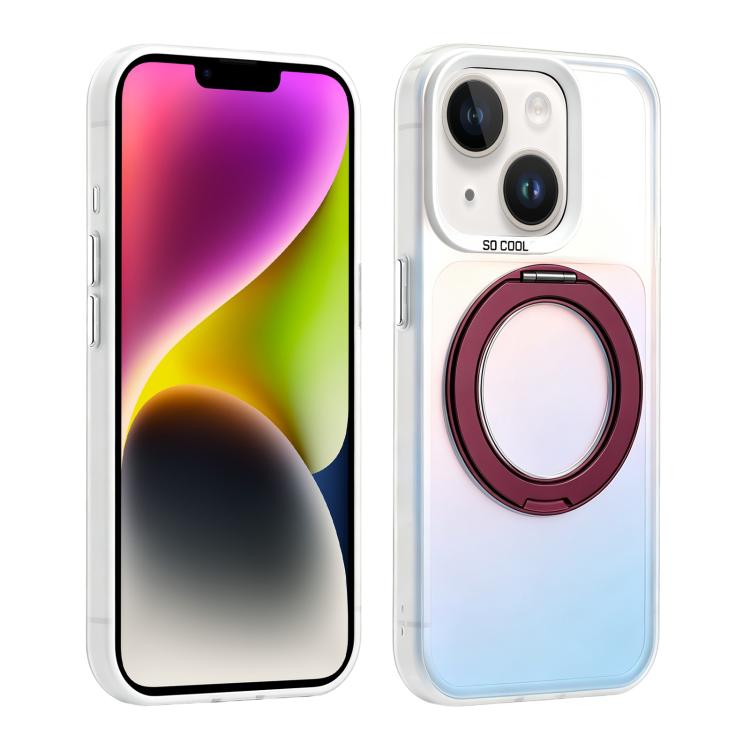 Custodia ibrida magnetica con supporto girevole per iPhone 15
