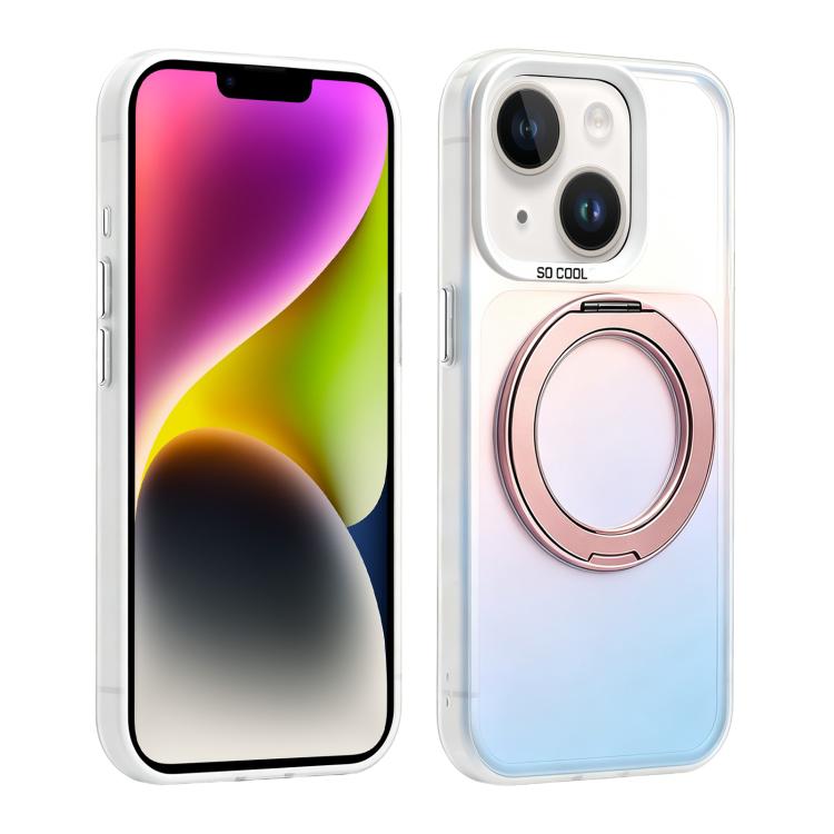 Custodia ibrida magnetica con supporto girevole per iPhone 15