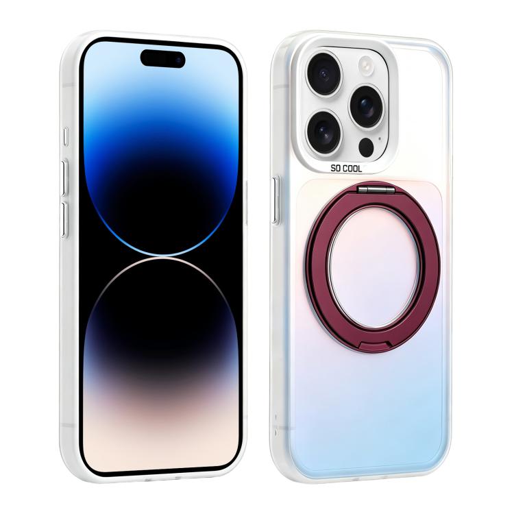 Custodia ibrida magnetica con supporto girevole per iPhone 14 Pro