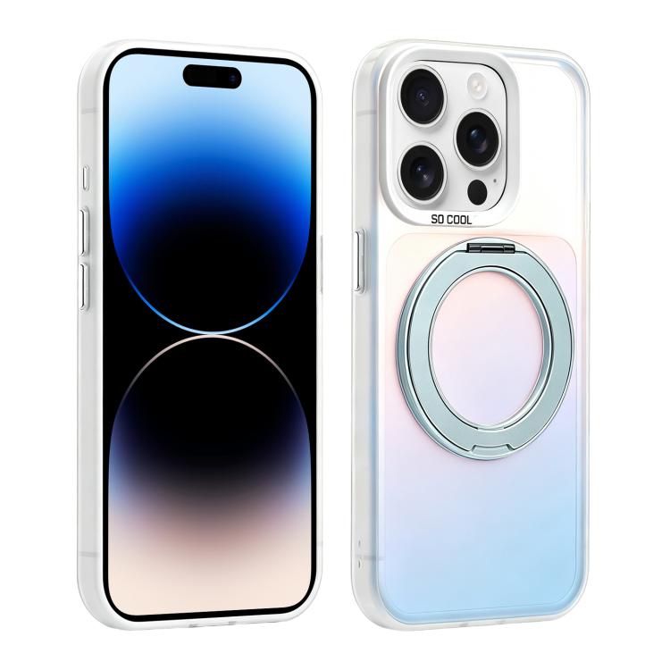 Custodia ibrida magnetica con supporto girevole per iPhone 14 Pro