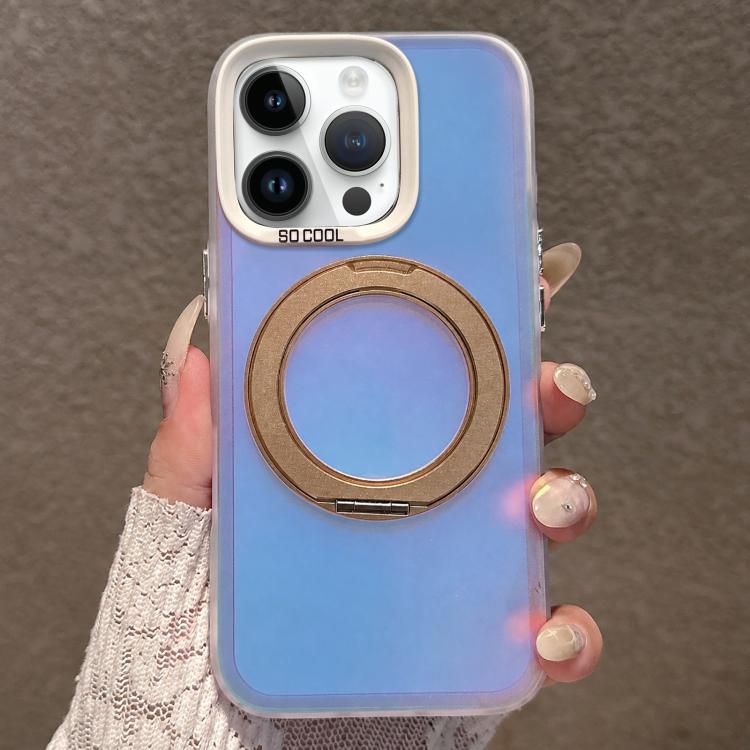 Aurora 2.0 Custodia per telefono ibrida in PC, TPU, laser e magnetica con supporto girevole, For iPhone 13 Pro Max, For iPhone 13 Pro