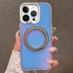 Aurora 2.0 Custodia per telefono ibrida in PC, TPU, laser e magnetica con supporto girevole, For iPhone 13 Pro Max, For iPhone 13 Pro