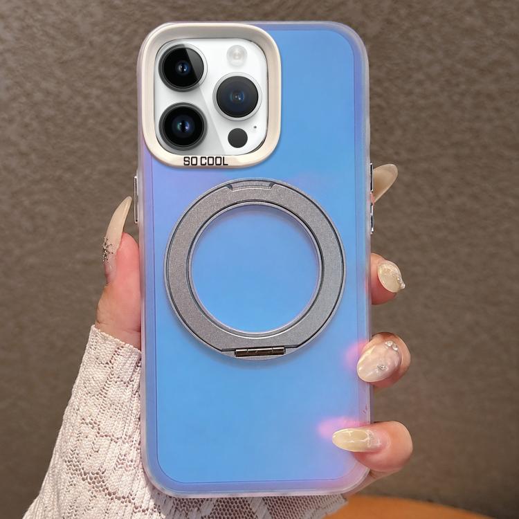Aurora 2.0 Custodia per telefono ibrida in PC, TPU, laser e magnetica con supporto girevole, For iPhone 13 Pro Max, For iPhone 13 Pro