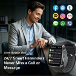Smartwatch GE53, schermo da 1,92 pollici, chiamate Bluetooth, ECG, frequenza cardiaca ECG, ossigeno nel sangue, pressione sanguigna