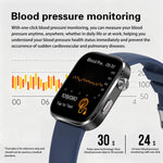Smartwatch GE53, schermo da 1,92 pollici, chiamate Bluetooth, ECG, frequenza cardiaca ECG, ossigeno nel sangue, pressione sanguigna