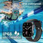 Smartwatch GE53, schermo da 1,92 pollici, chiamate Bluetooth, ECG, frequenza cardiaca ECG, ossigeno nel sangue, pressione sanguigna
