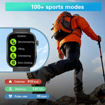 Smartwatch GE53, schermo da 1,92 pollici, chiamate Bluetooth, ECG, frequenza cardiaca ECG, ossigeno nel sangue, pressione sanguigna