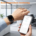 Smartwatch GE53, schermo da 1,92 pollici, chiamate Bluetooth, ECG, frequenza cardiaca ECG, ossigeno nel sangue, pressione sanguigna