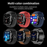 Smartwatch GE53, schermo da 1,92 pollici, chiamate Bluetooth, ECG, frequenza cardiaca ECG, ossigeno nel sangue, pressione sanguigna