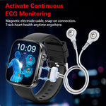 Smartwatch GE53, schermo da 1,92 pollici, chiamate Bluetooth, ECG, frequenza cardiaca ECG, ossigeno nel sangue, pressione sanguigna