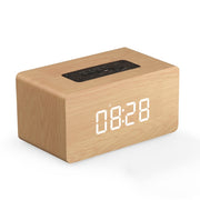 Subwoofer Orologio Bluetooth W5C in Legno