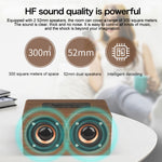 Subwoofer Bluetooth in Legno con Orologio e TF Card