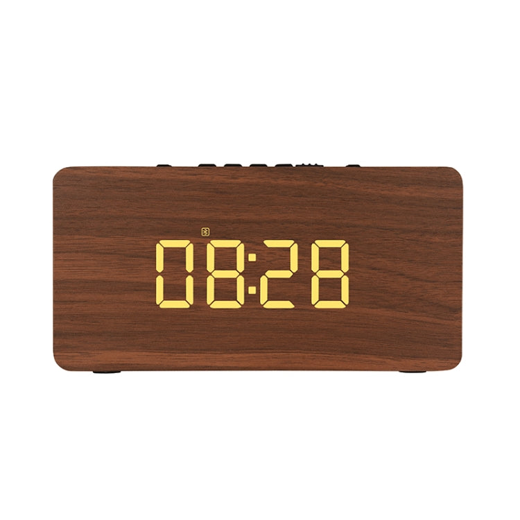 Subwoofer Bluetooth in Legno con Orologio e TF Card