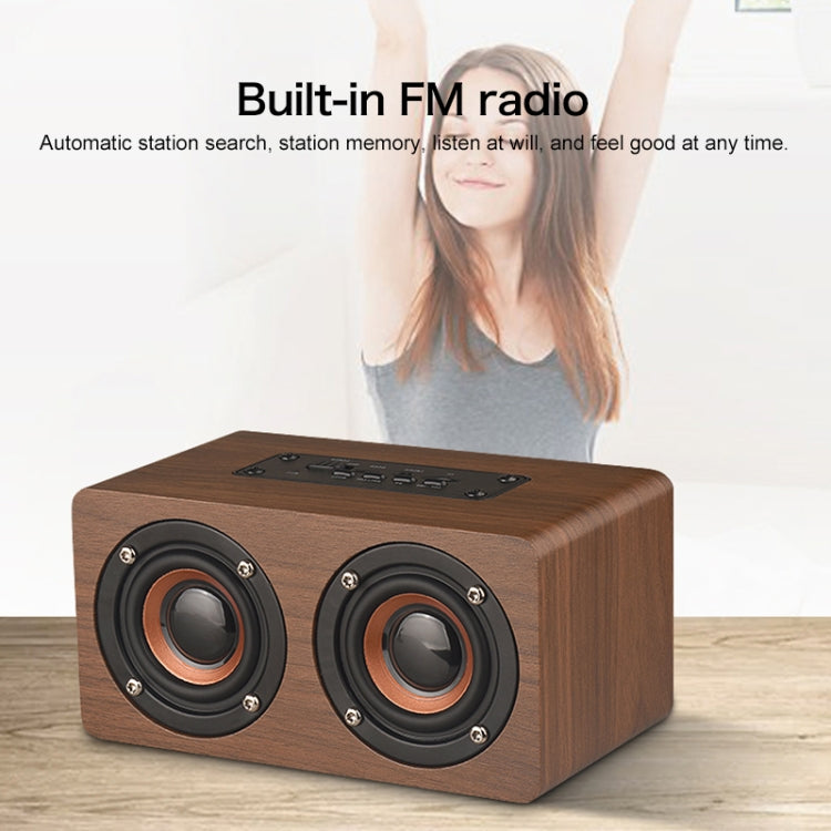 Subwoofer Bluetooth in Legno con Orologio e TF Card