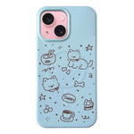 Custodia per telefono ibrida in TPU 2 in 1 con motivo graffiti, For iPhone 15 Pro Max, For iPhone 15 Pro, For iPhone 15