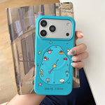 Custodia per telefono ibrida in TPU 2 in 1 con motivo graffiti, For iPhone 15 Pro Max, For iPhone 15 Pro, For iPhone 15