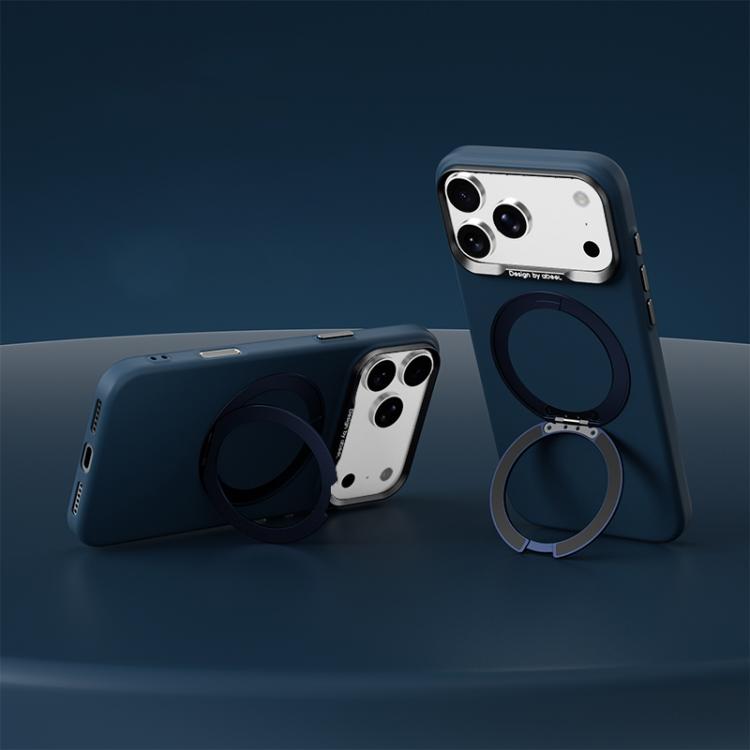 Custodia magnetica in silicone liquido con supporto per iPhone 18 Pro e 18 Pro