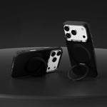 Custodia magnetica in silicone liquido con supporto per iPhone 18 Pro e 18 Pro