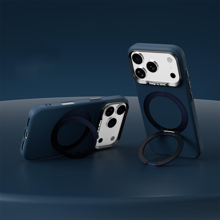 Custodia magnetica in silicone liquido con supporto per iPhone 18 Pro e 18 Pro