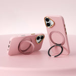 Custodia magnetica in silicone liquido per iPhone 16 Pro, 16 Pro Max e 17 con