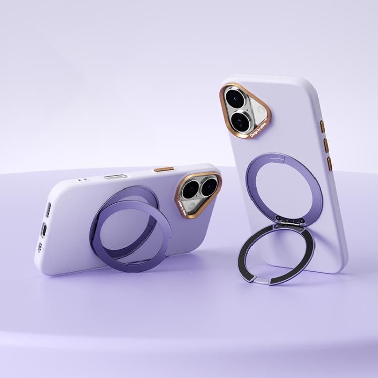 Custodia magnetica in silicone liquido per iPhone 16 Pro, 16 Pro Max e 17 con