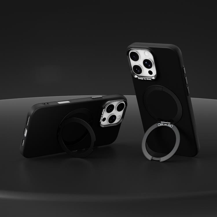 Custodia magnetica in silicone liquido per iPhone 16 Pro, 16 Pro Max e 17 con