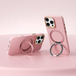 Custodia magnetica in silicone liquido per iPhone 16 Pro, 16 Pro Max e 17 con